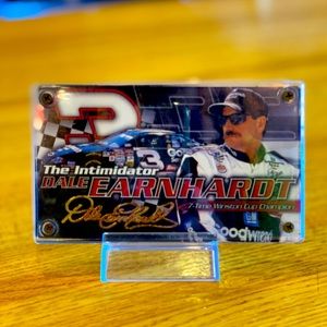 Dale Earnhardt card with 24k gold replica signature and car 164th!